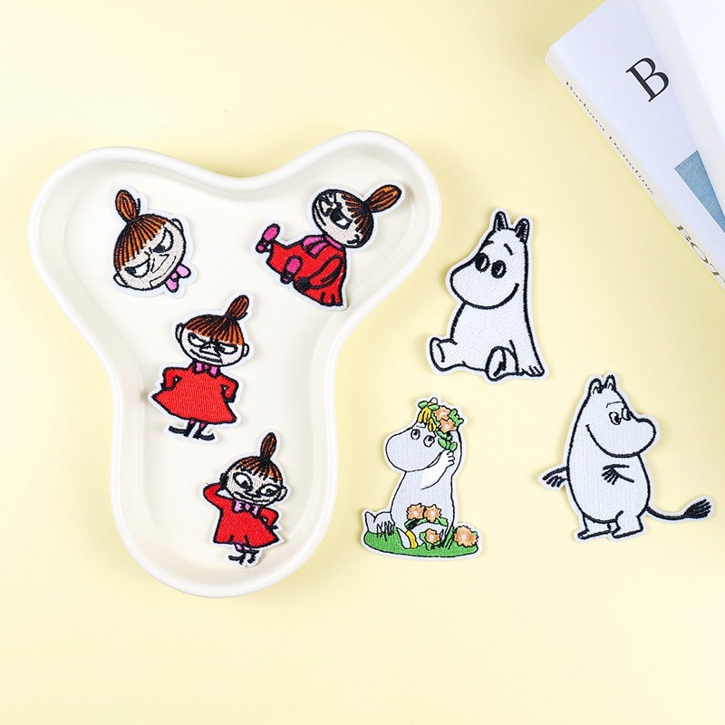 Moomin Cute Cartoon Embroidere - Embroidery Cloth のレビューと価格