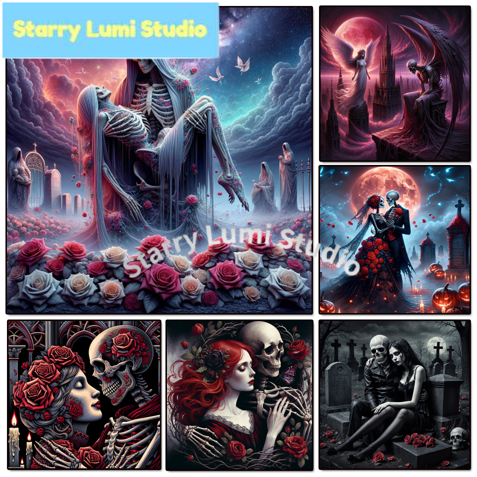 5D Diamond Painting Gothic Lad - Embroidery Gothic のレビューと価格