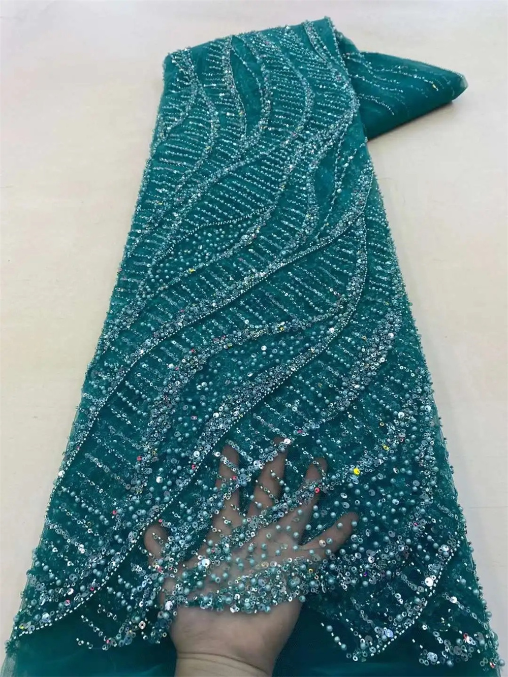 Wholesale 2025 African Sequins - Embroidery Gradient のレビューと価格