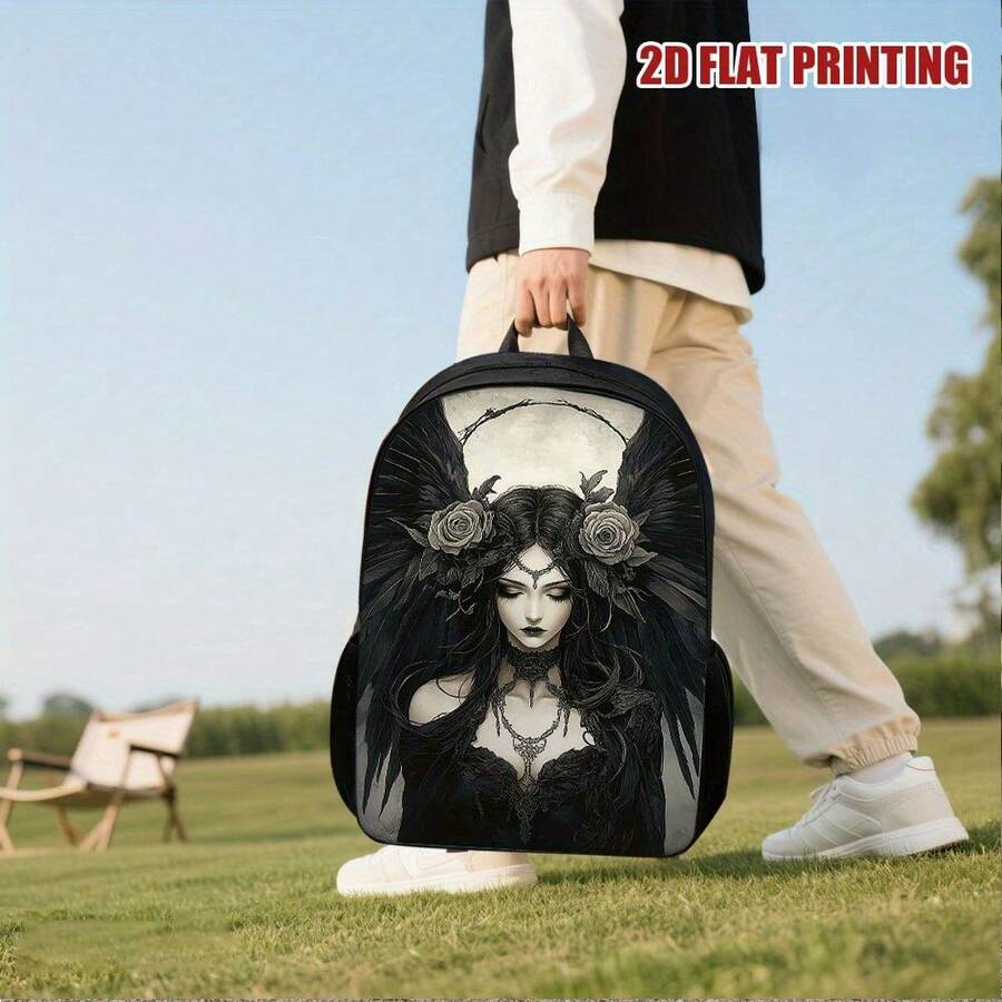 Gothic Phantom Angel Backpack - Embroidery Gothic のレビューと価格