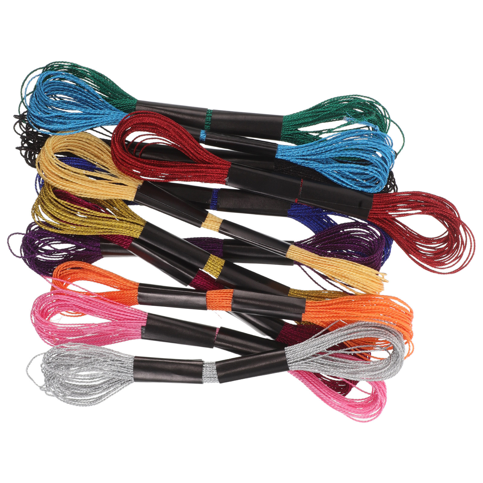 12Pcs Luxurious Metallic Embro - Embroidery Thread Yarn のレビューと価格