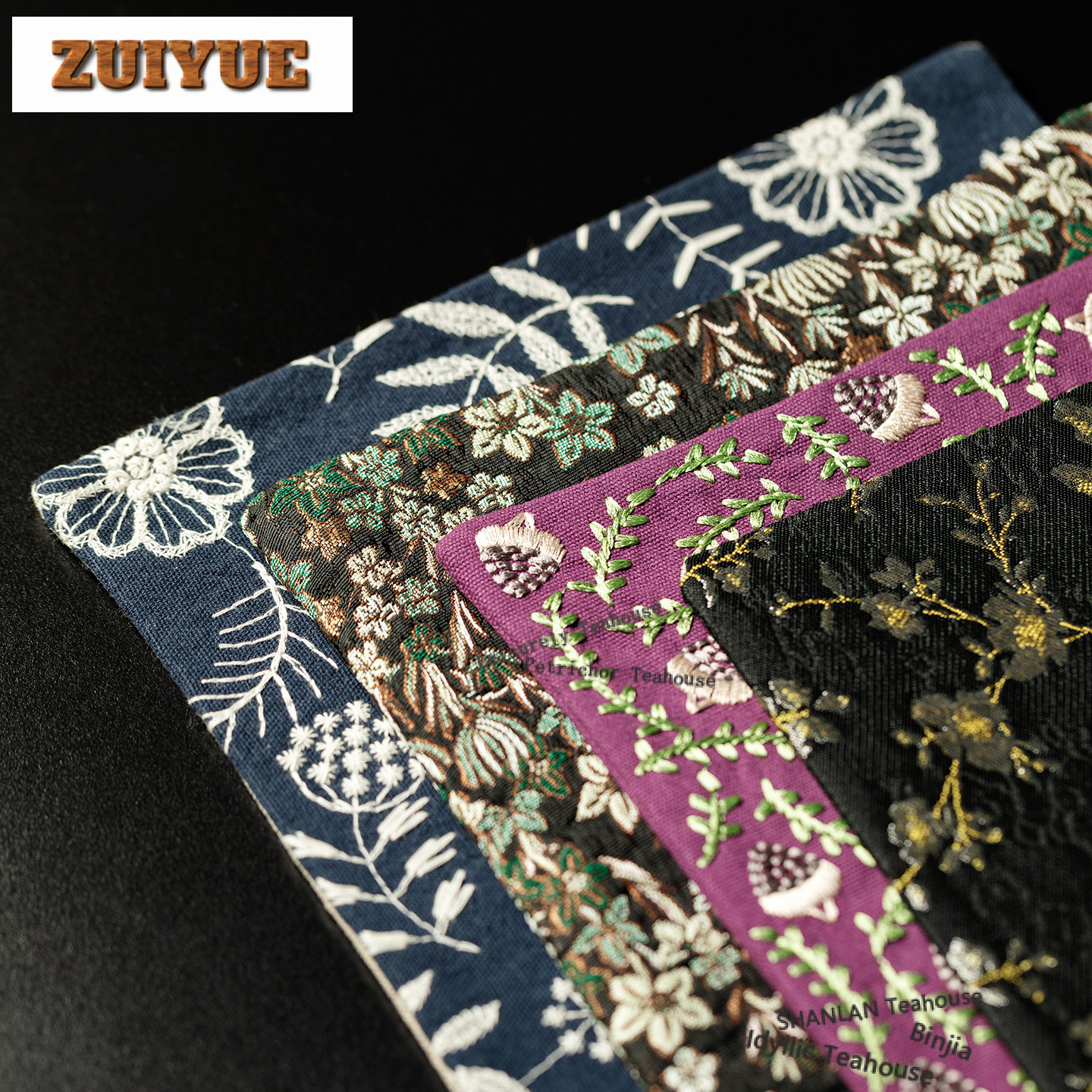 Embroidery Double-layer Tea Ta - Embroidery Cloth のレビューと価格
