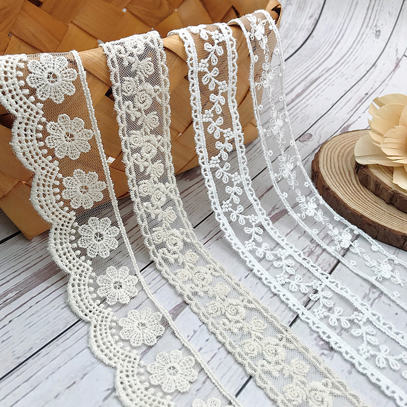 3Yards/Lot Embroidery White Be - Embroidery Thread Yarn のレビューと価格