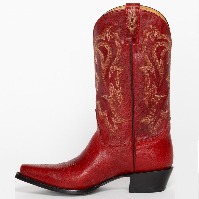 New Embroidered Women's Boots - Embroidery On Leather のレビューと価格