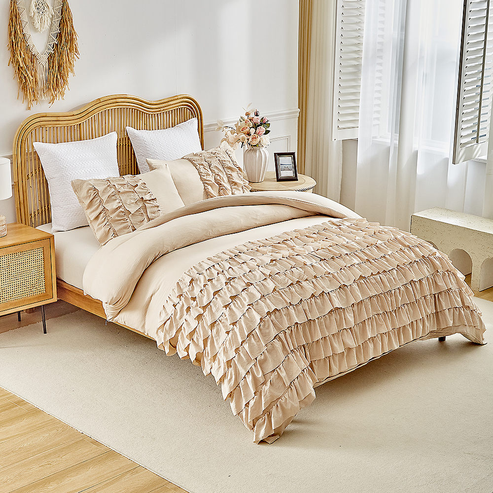 Duvet Cover Bedding Set Twin D - Embroidery Quilt Cover のレビューと価格