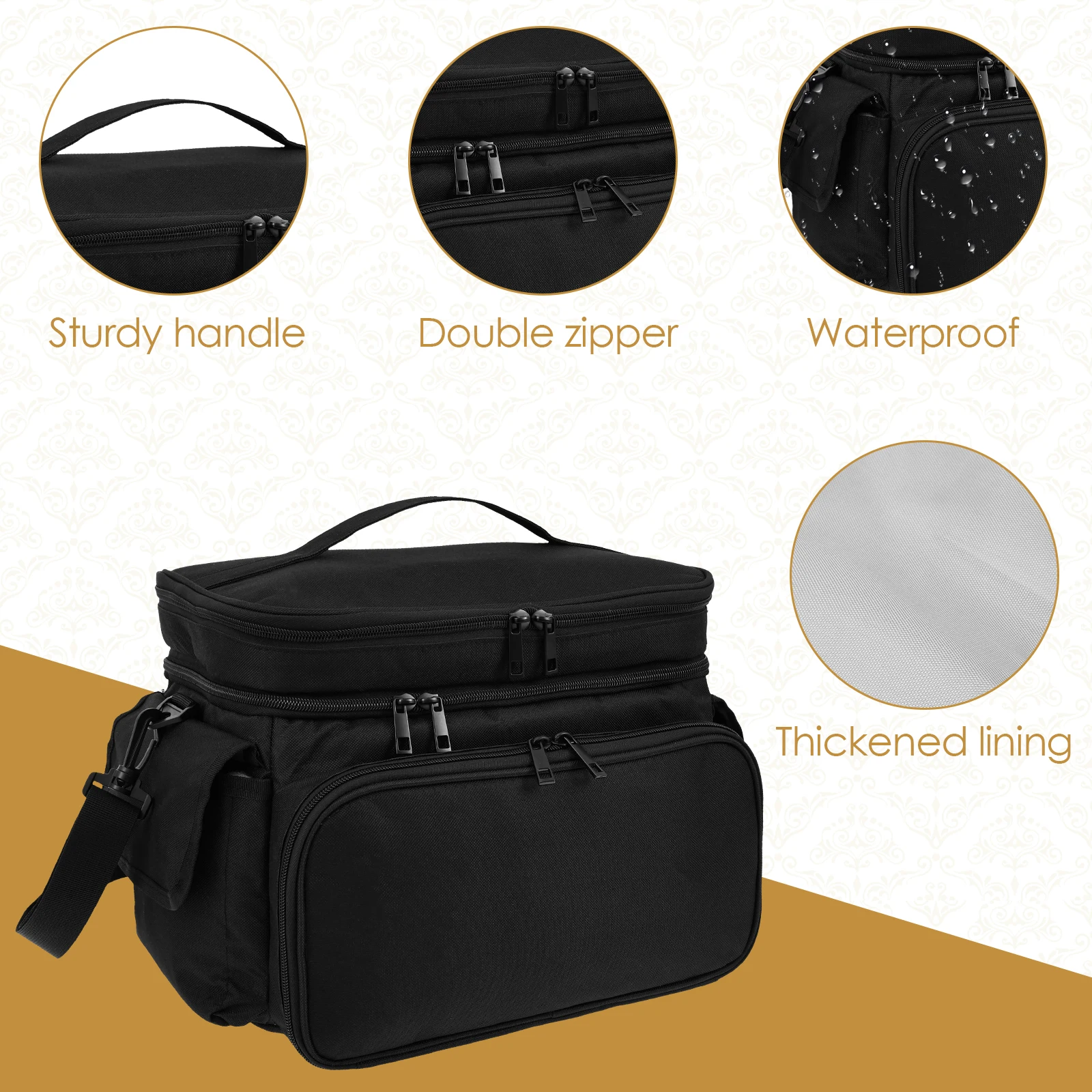 Large Sewing Bag Wool Knitting - Embroidery Thread Yarn のレビューと価格