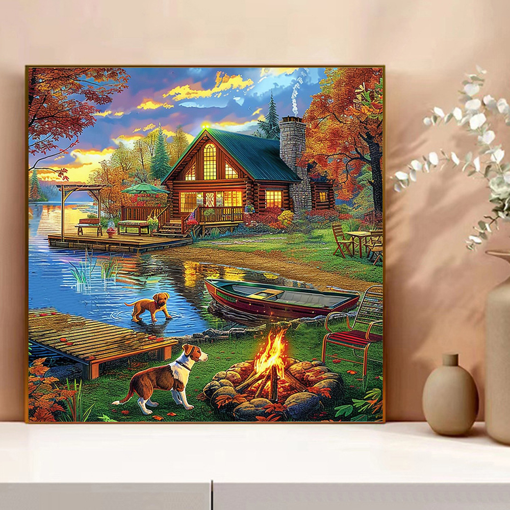 Momoart Landscape Cross Stitch - Embroidery Unique Design のレビューと価格