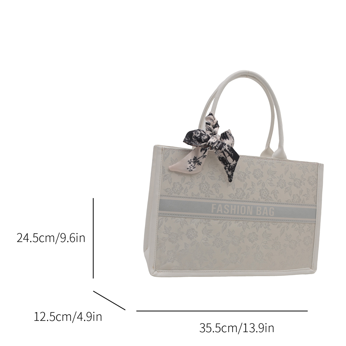 Luxury Elegant Women Tote Bag  - Embroidery On Leather のレビューと価格