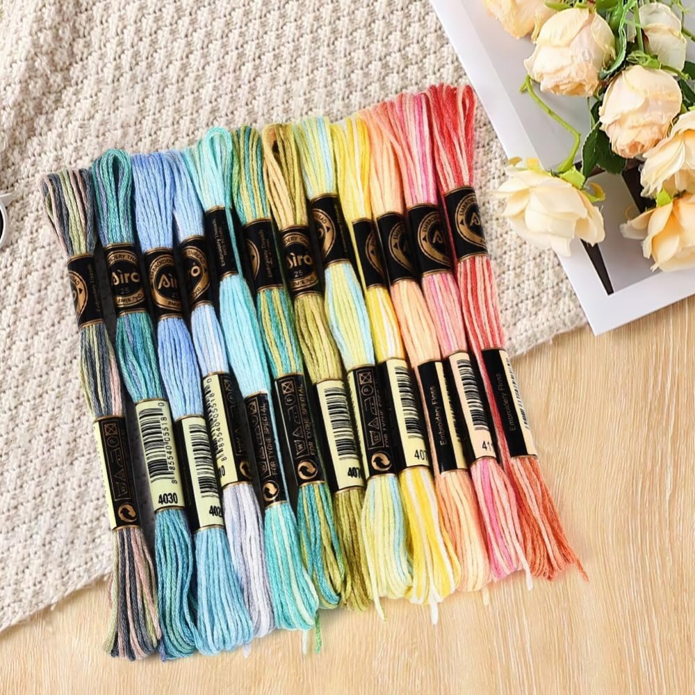 12 Skeins 105 Yards 6 Ply Vari - Embroidery Gradient のレビューと価格