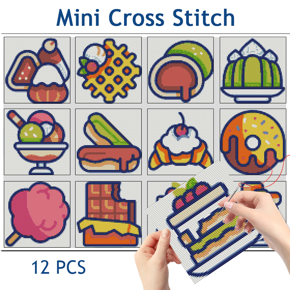 Evershine Mini Cross Stitch Ki - Embroidery Unique Design のレビューと価格