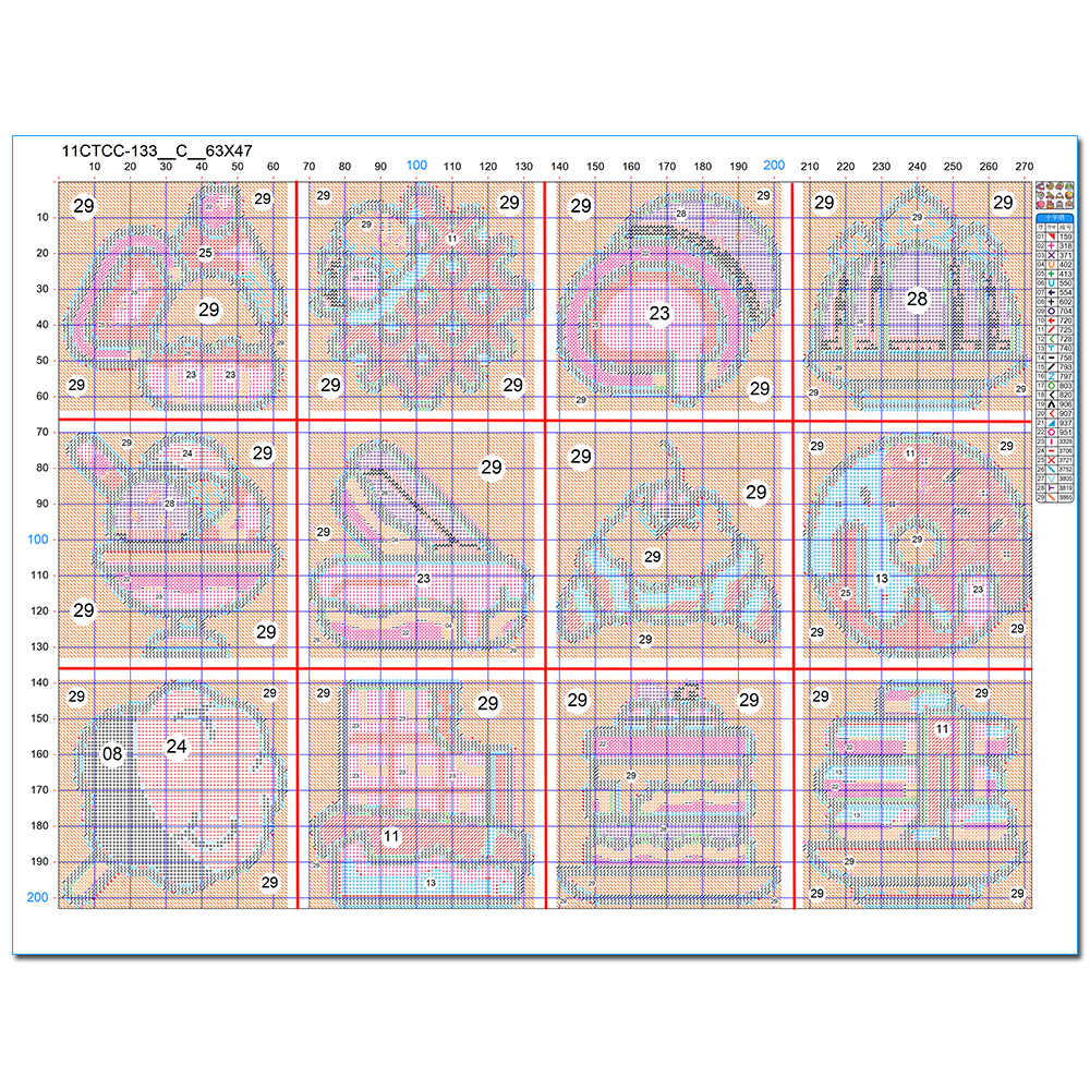 Evershine Mini Cross Stitch Ki - Embroidery Unique Design のレビューと価格