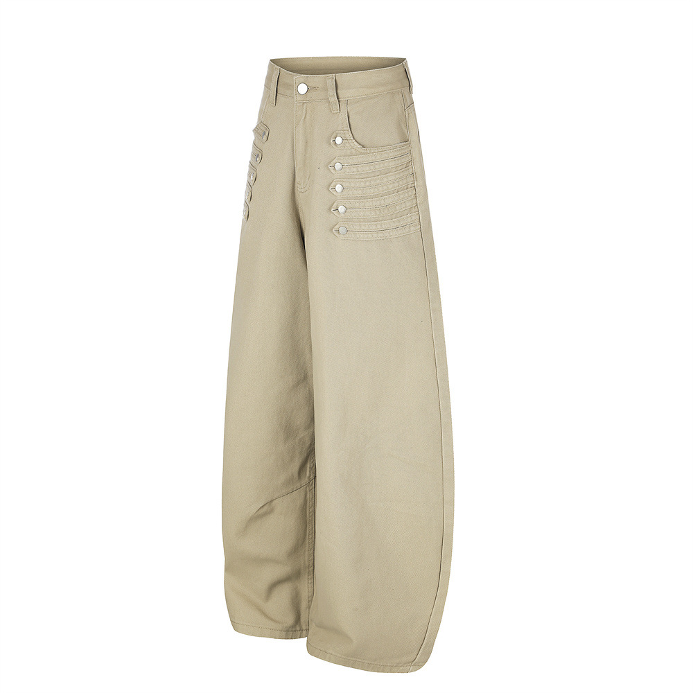 MWJLPWQ Loose-Fitting Curved-L - Embroidery Unique Design のレビューと価格
