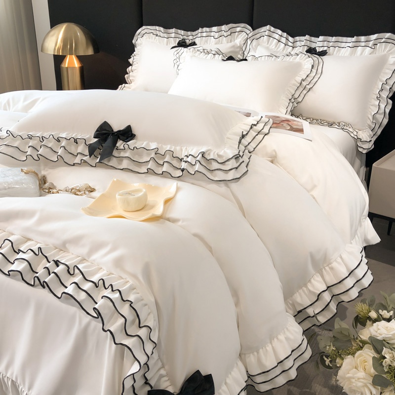 3pcs KOREN WHITE Duvet Cover S - Embroidery Quilt Cover のレビューと価格