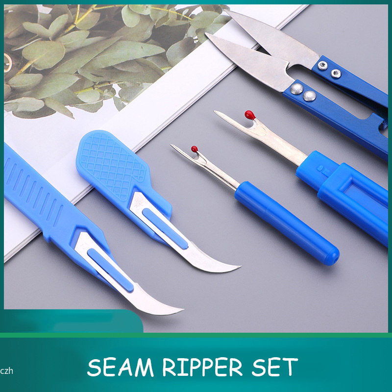 5Pcs Blue Sewing Ripper Kit wi - Embroidery Removal Tool のレビューと価格