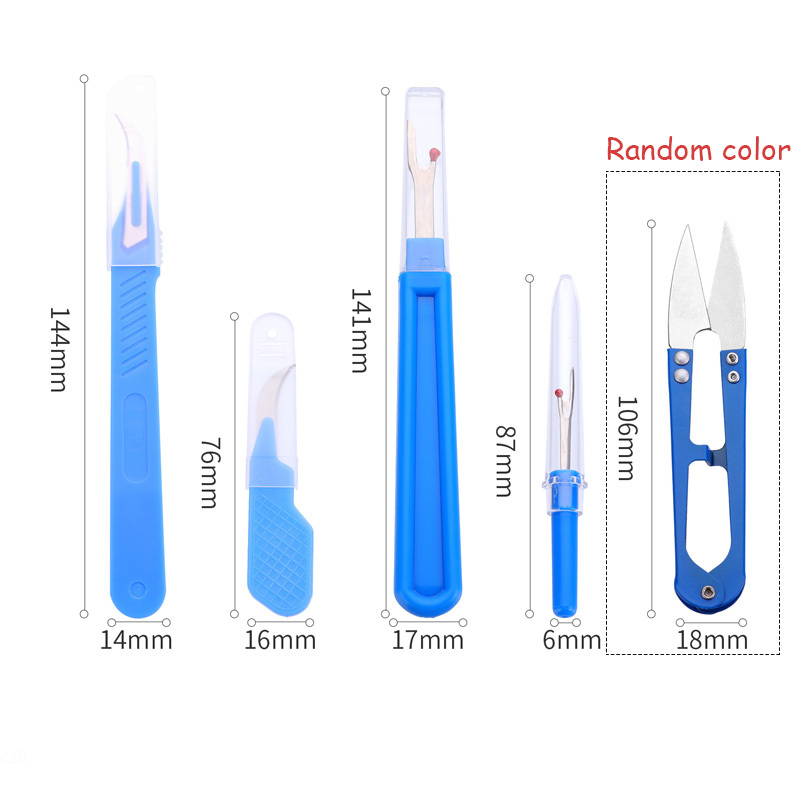 5Pcs Blue Sewing Ripper Kit wi - Embroidery Removal Tool のレビューと価格