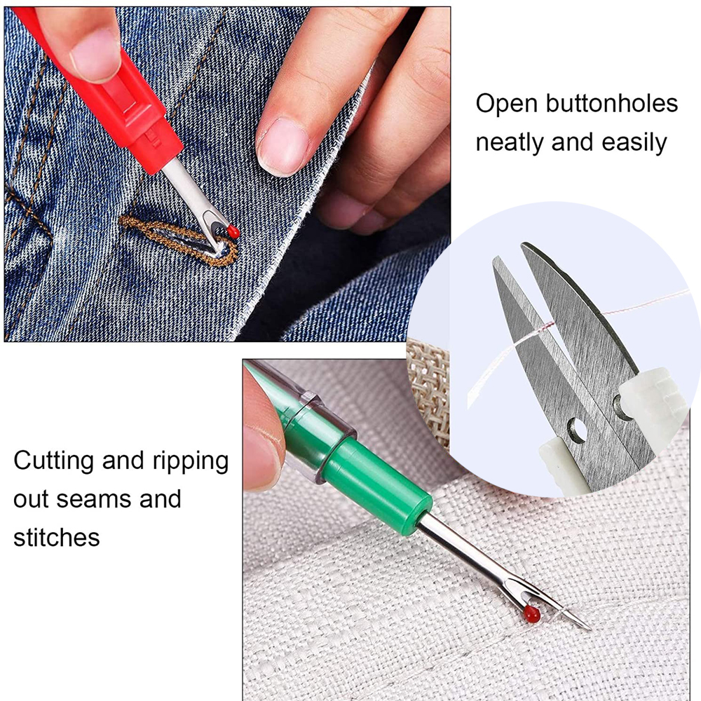 4PCS Seam Ripper Kits Stitch U - Embroidery Removal Tool のレビューと価格
