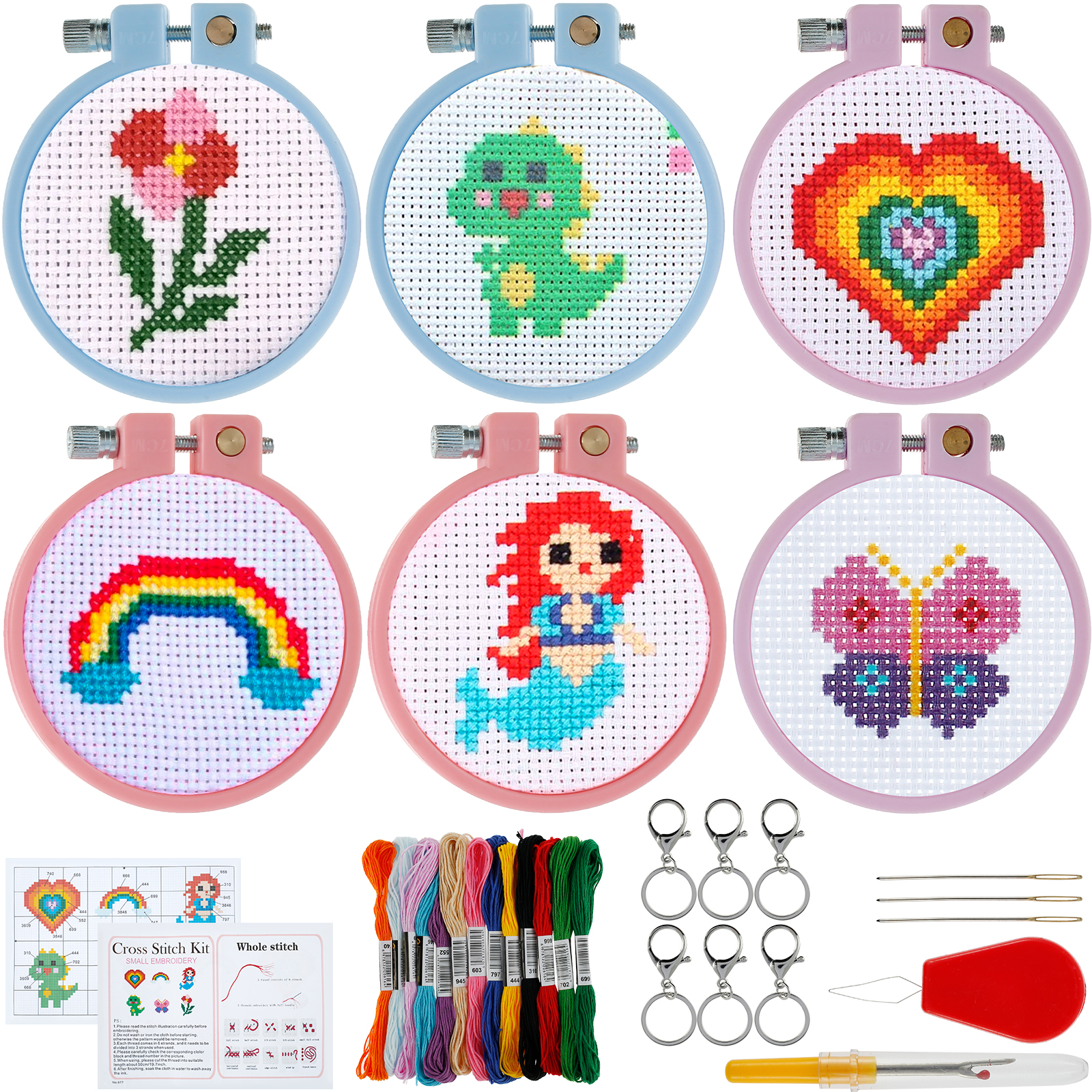 6Pcs Embroidery Beginner Kits  - Embroidery Removal Tool のレビューと価格