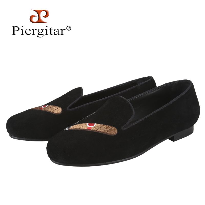 Piergitar New Style Black Sued - Embroidery On Leather のレビューと価格