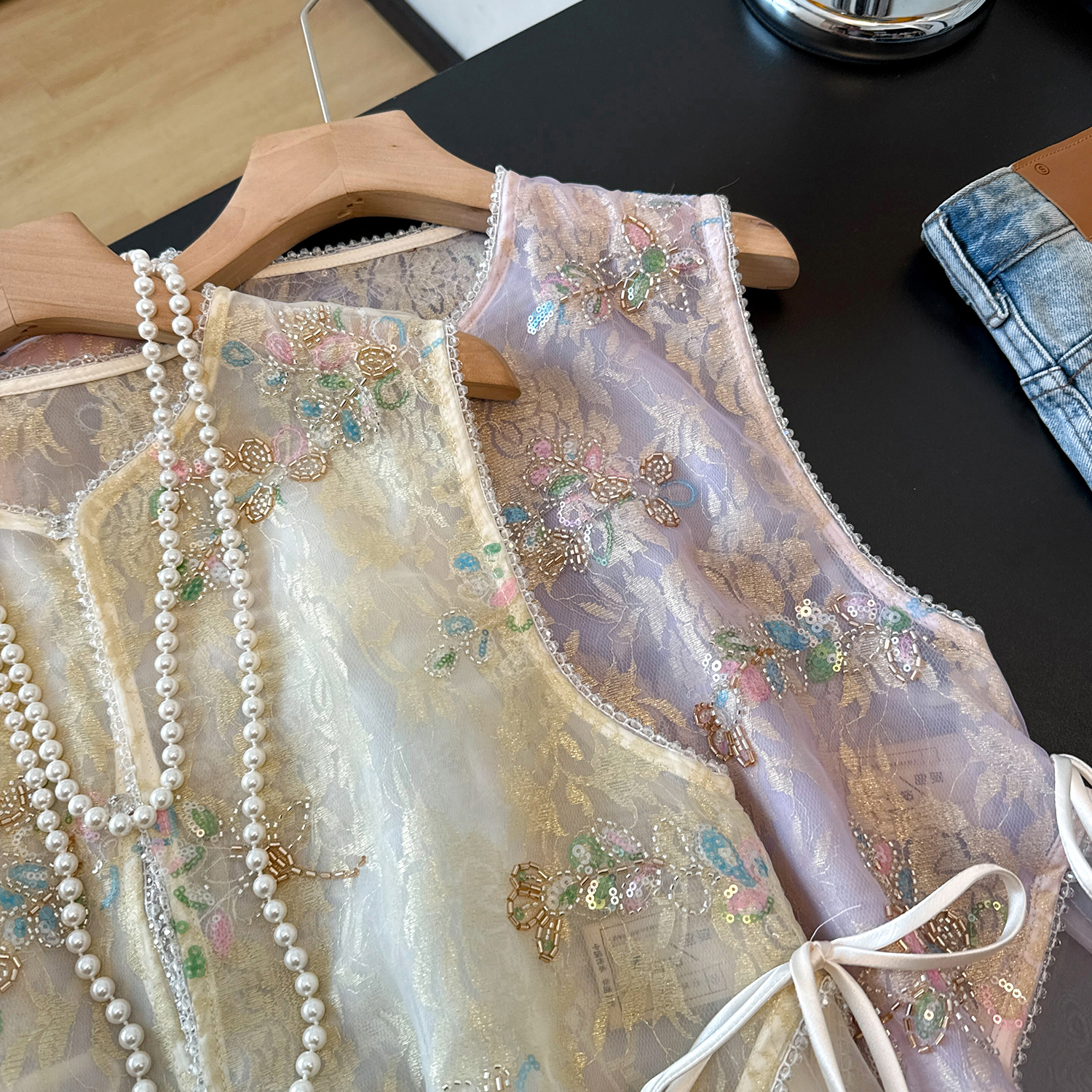 New Chinese Style Heavy Embroi - Embroidery Vest のレビューと価格