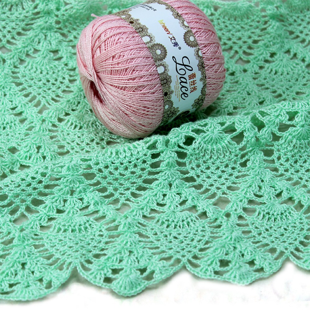 50g/Ball Soft Cotton Lace Yarn - Embroidery Thread Yarn のレビューと価格