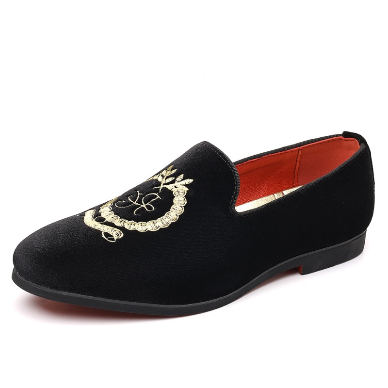 Luxury Designer Loafers Suede  - Embroidery On Leather のレビューと価格