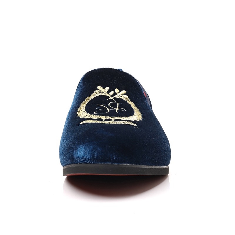 Luxury Designer Loafers Suede  - Embroidery On Leather のレビューと価格
