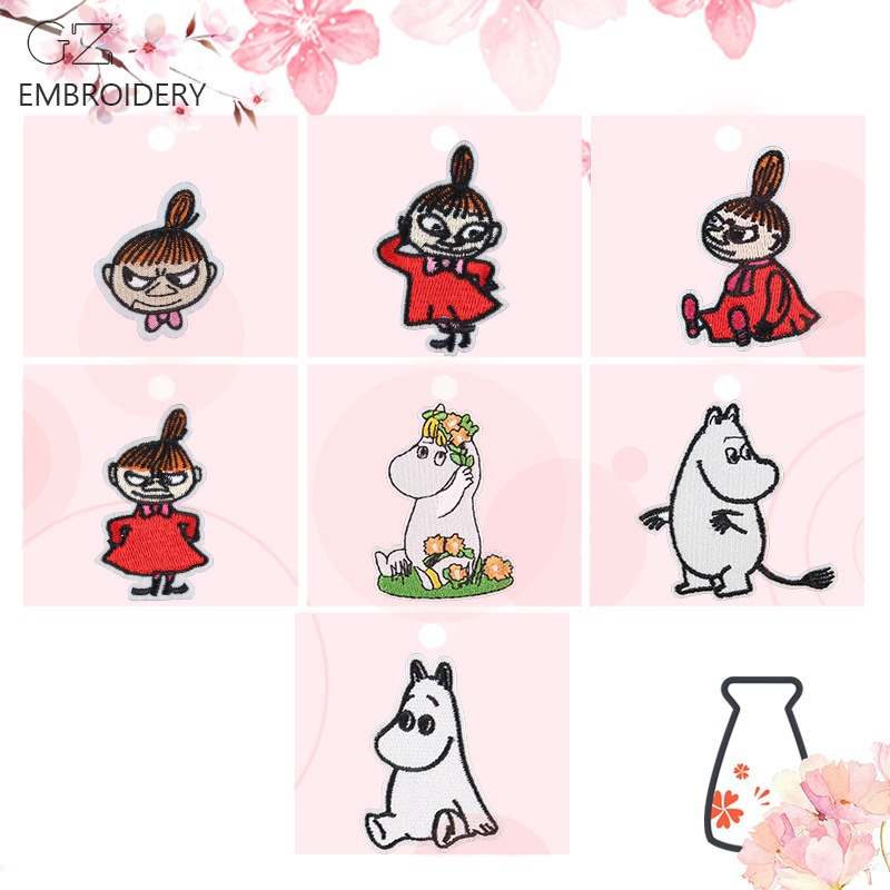 Moomin Cute Cartoon Embroidere - Embroidery Cloth のレビューと価格