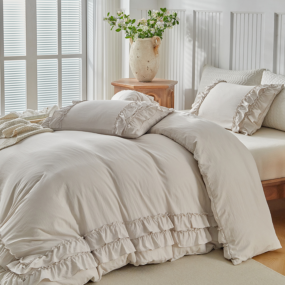 Duvet Cover Bedding Set Twin F - Embroidery Quilt Cover のレビューと価格