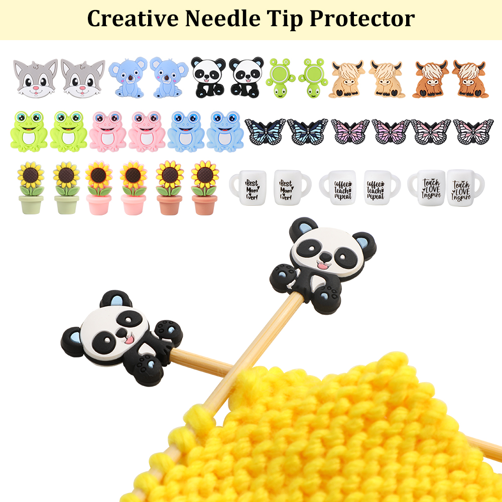 Knitting Needle Stoppers Needl - Embroidery Quilt Cover のレビューと価格