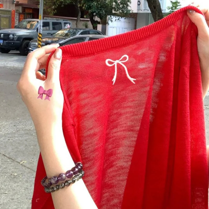 Korean Fashion Cardigan Women  - Embroidery Thread Yarn のレビューと価格