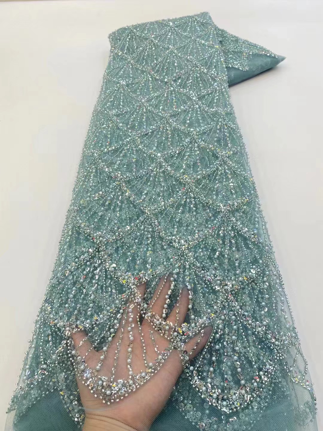 African Tulle Lace Fabric 2026 - Embroidery Gradient のレビューと価格