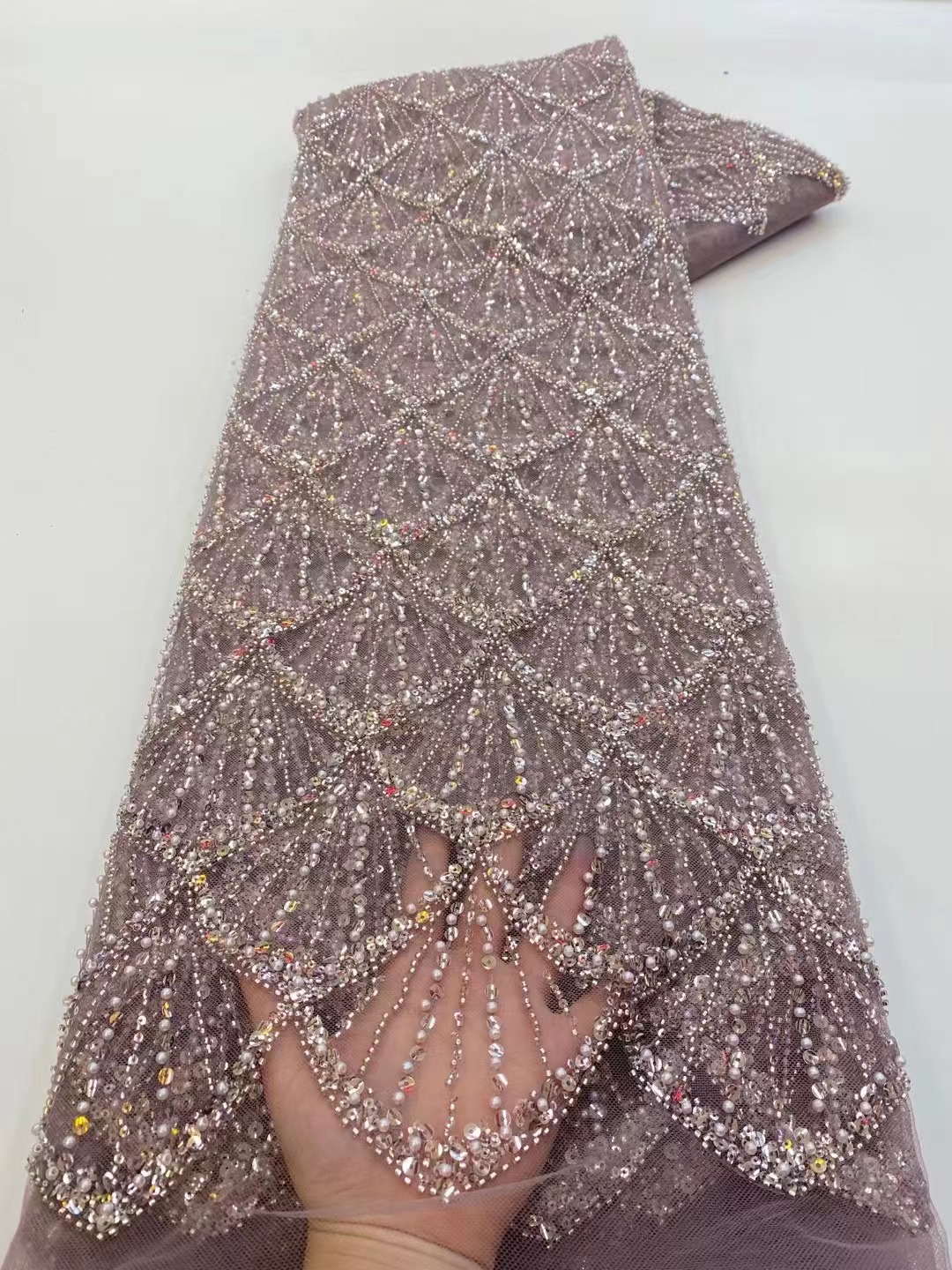 African Tulle Lace Fabric 2026 - Embroidery Gradient のレビューと価格