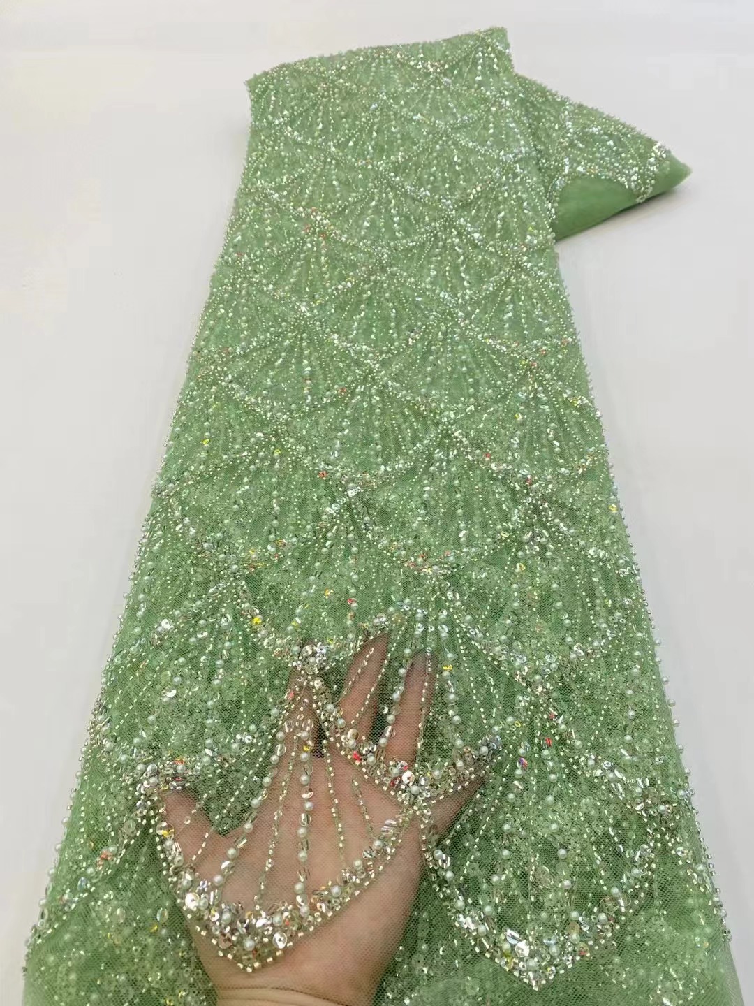 African Tulle Lace Fabric 2026 - Embroidery Gradient のレビューと価格