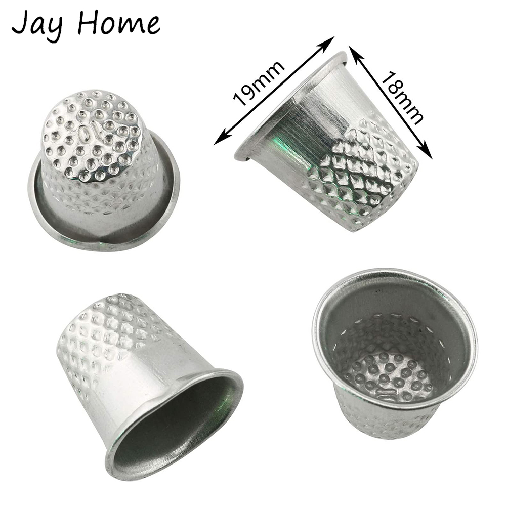 5/10Pcs Silver Sewing Thimbles - Embroidery Quilt Cover のレビューと価格