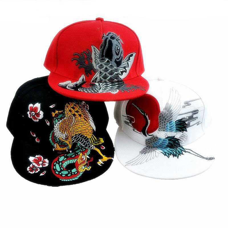 Men Flat Hat Hip Hop Snapback  - Embroidery Hat Machine のレビューと価格