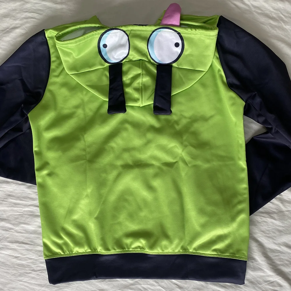 Anime Invader Cosplay Costume  - Embroidery Zip Up Hoodie のレビューと価格