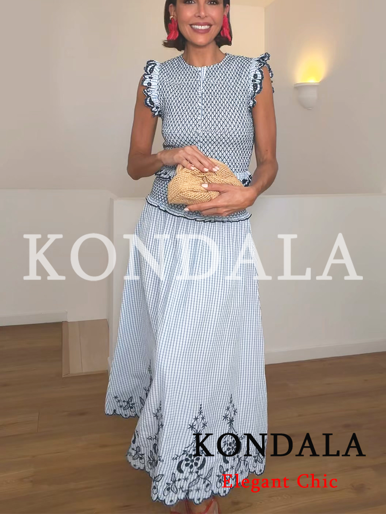 KONDALA Women Trendy Elegant E - Embroidery Vest のレビューと価格