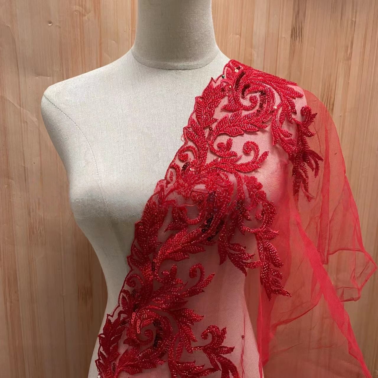Beaded Embroidery Lace Trim wi - Embroidery Gradient のレビューと価格