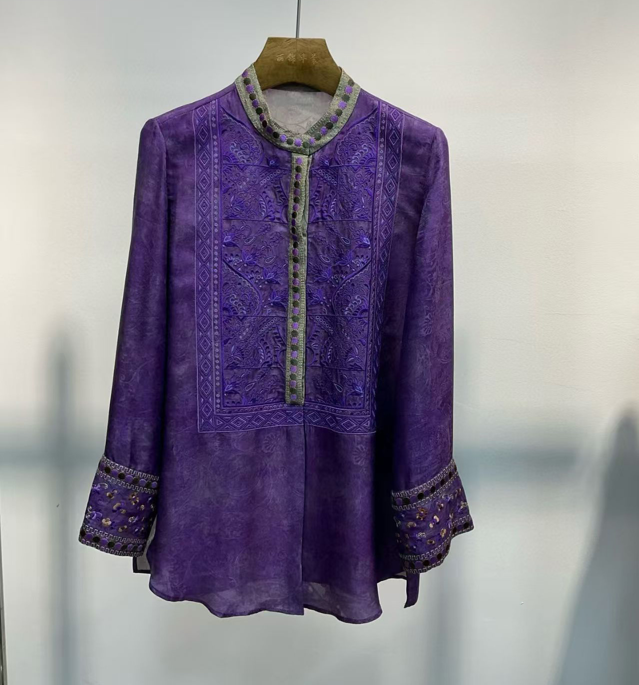 Summer Silk+Rayon Fabric New C - Embroidery Unique Design のレビューと価格