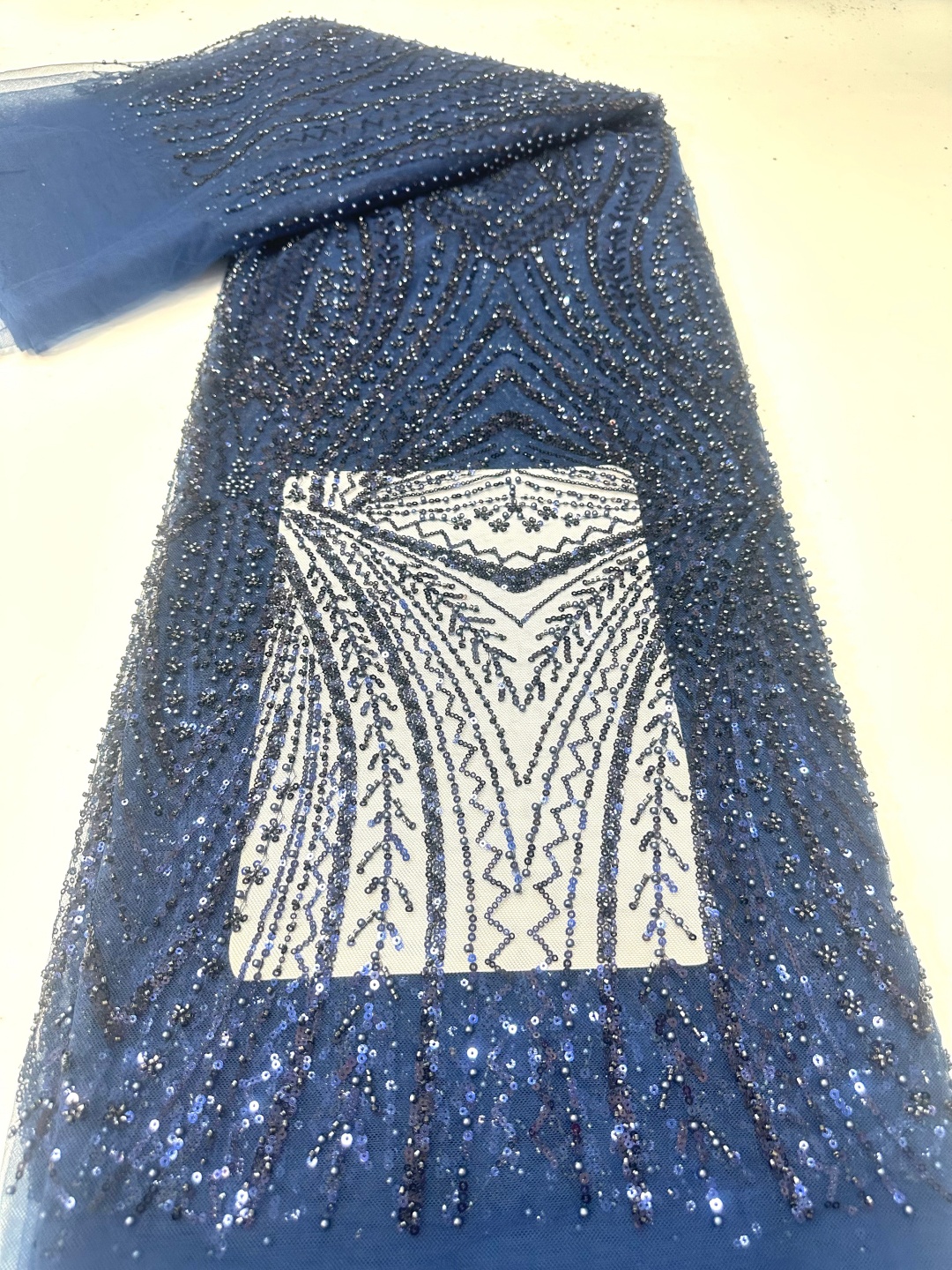 African Lace Fabric Sequins Be - Embroidery Gradient のレビューと価格