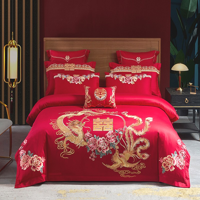 100% Cotton Bedding Set Luxury - Embroidery Quilt Cover のレビューと価格
