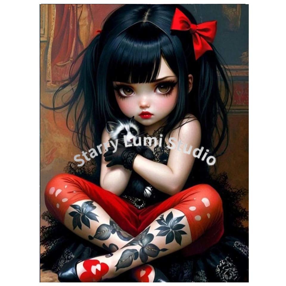 5D Diamond Painting Kit Gothic - Embroidery Gothic のレビューと価格
