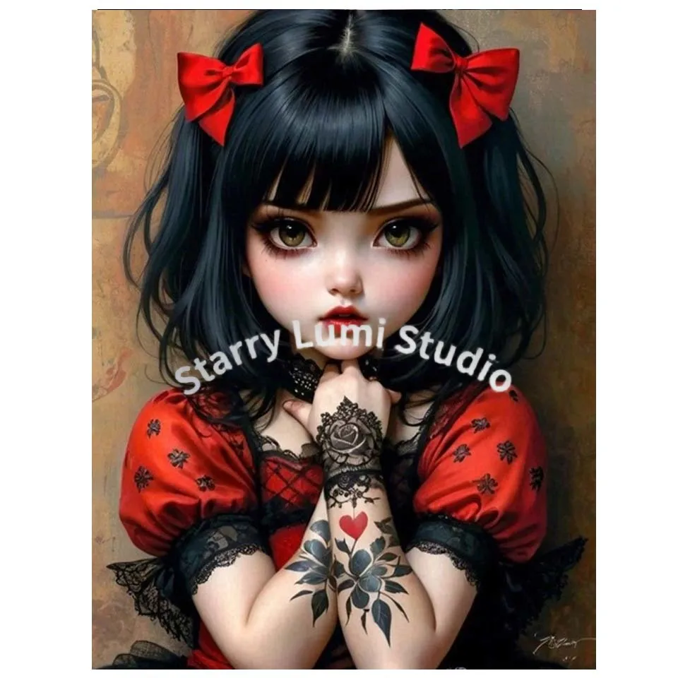 5D Diamond Painting Kit Gothic - Embroidery Gothic のレビューと価格