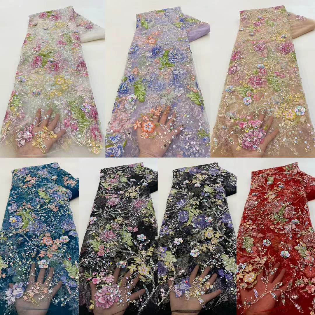African Lace Fabric 2026 High  - Embroidery Gradient のレビューと価格