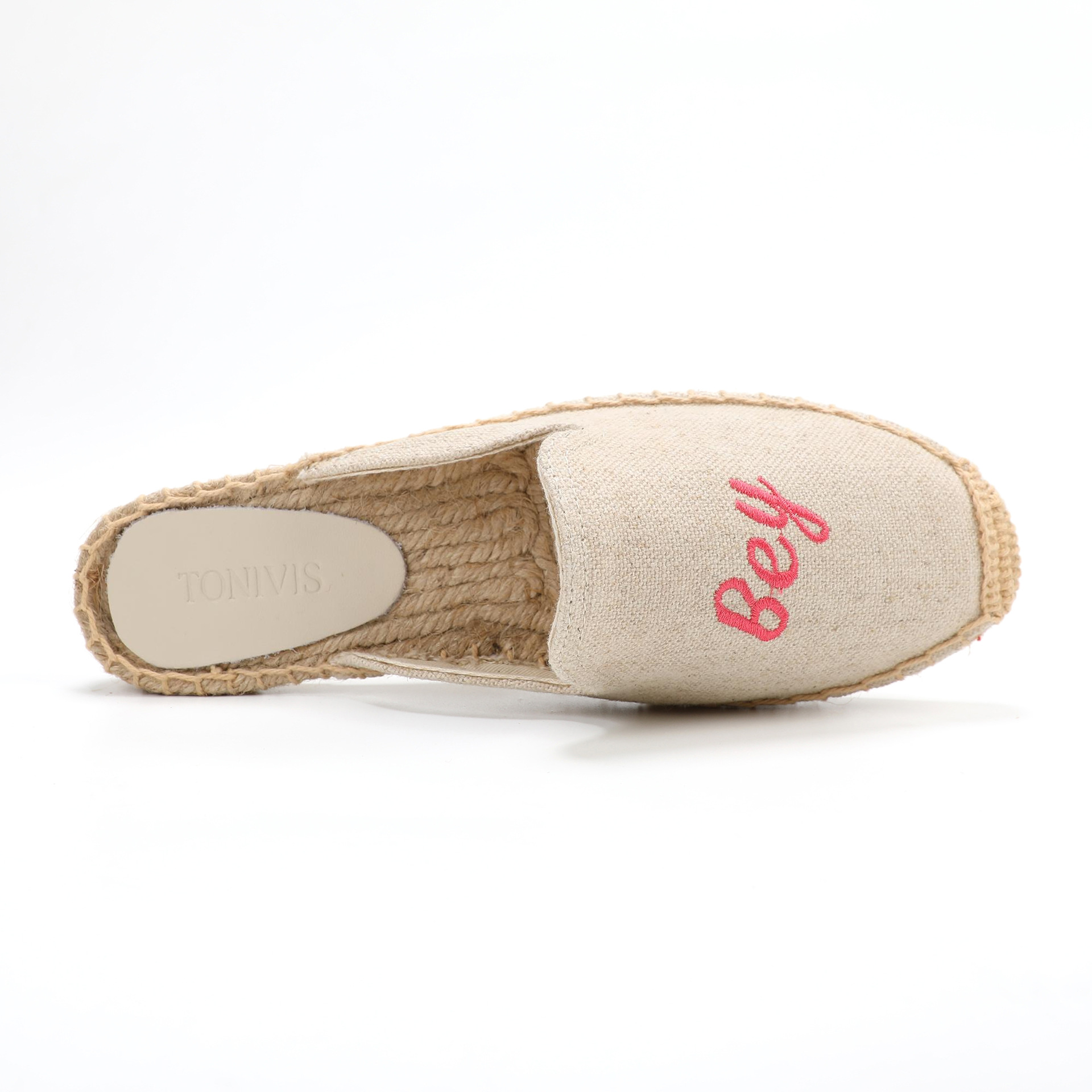 Women Floral Embroidered Espad - Embroidery On Leather のレビューと価格