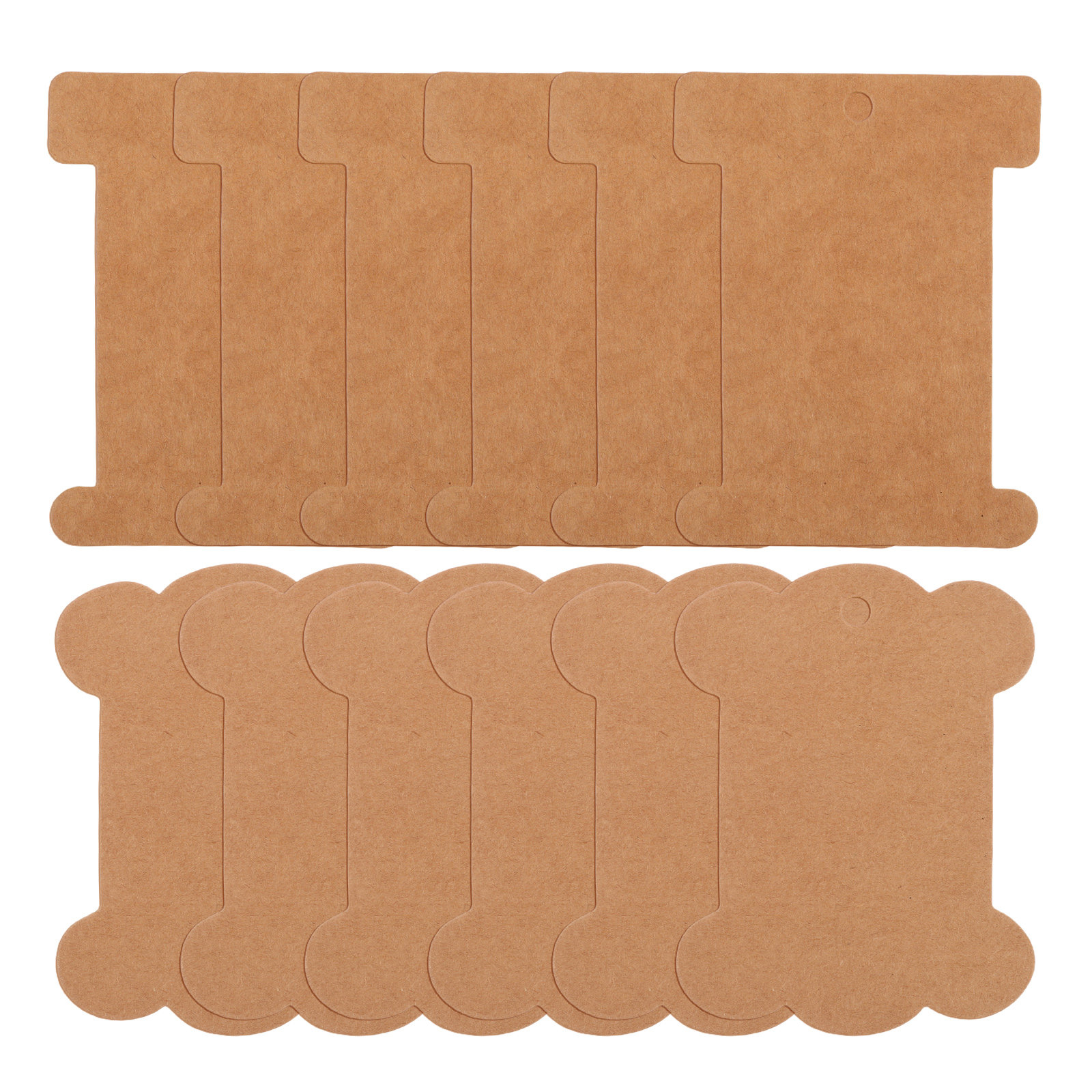 80Pcs DIY Blank Kraft Paper Th - Embroidery Thread Yarn のレビューと価格