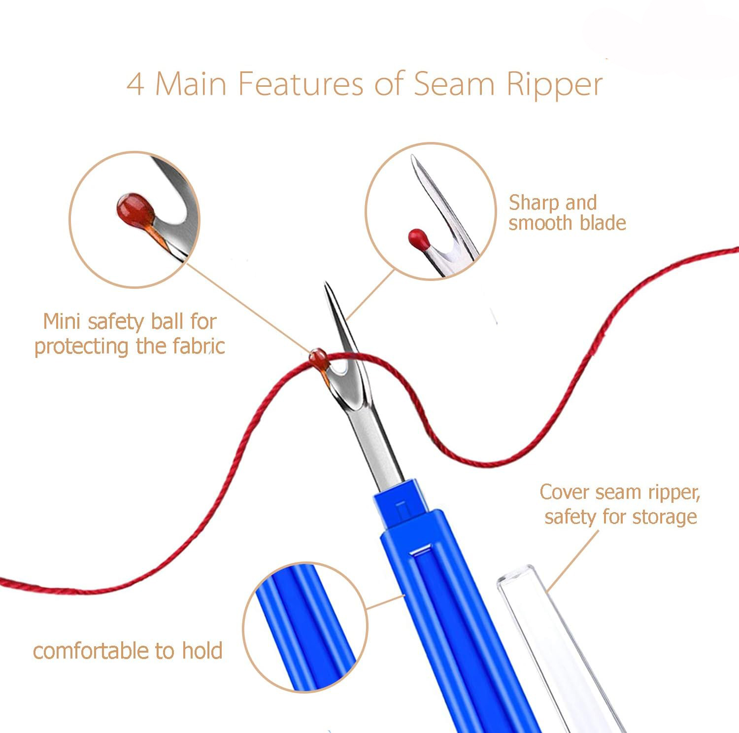 Sewing Seam Ripper Kit  Sewing - Embroidery Removal Tool のレビューと価格
