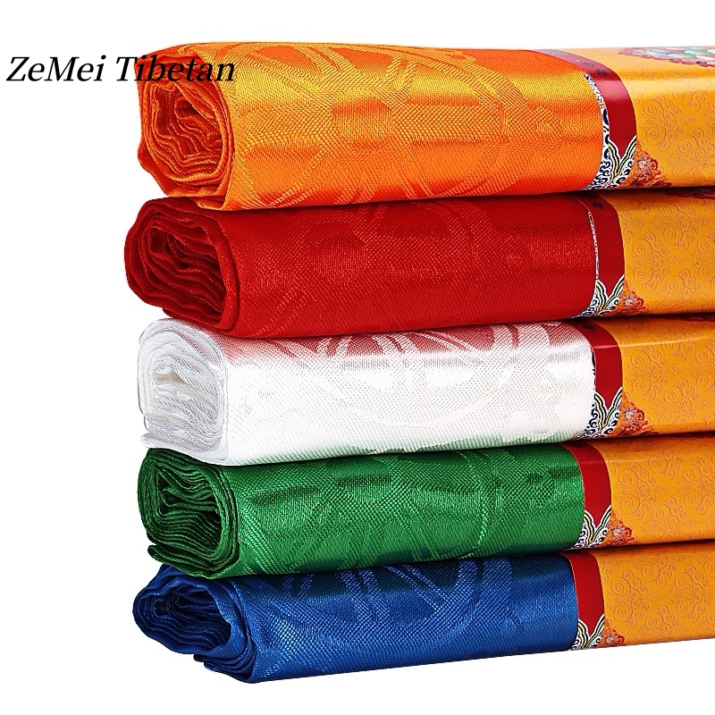 Tibetan-Style Hada Tantric Fiv - Embroidery Cloth のレビューと価格