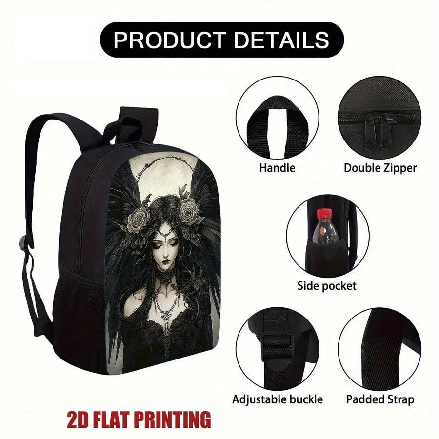 Gothic Phantom Angel Backpack  - Embroidery Gothic のレビューと価格