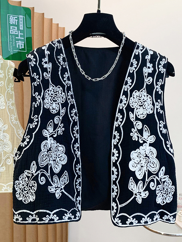 Bohemian Style Heavy Embroider - Embroidery Vest のレビューと価格
